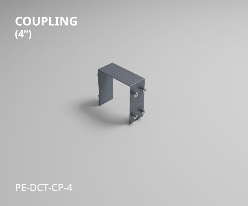 Premier Elevator 4-inch elevator duct coupling connector PE-DCT-CP-4