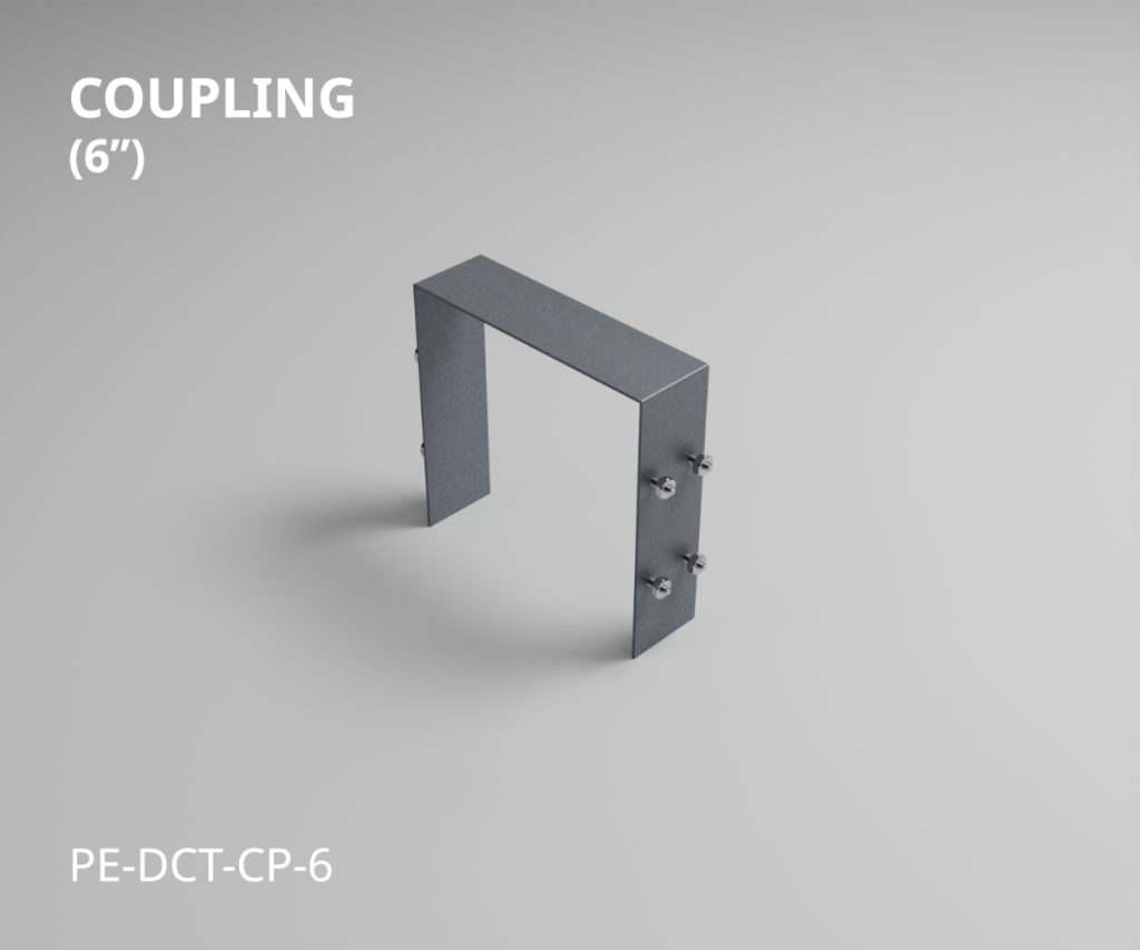 Premier Elevator 6-inch elevator duct coupling connector PE-DCT-CP-6