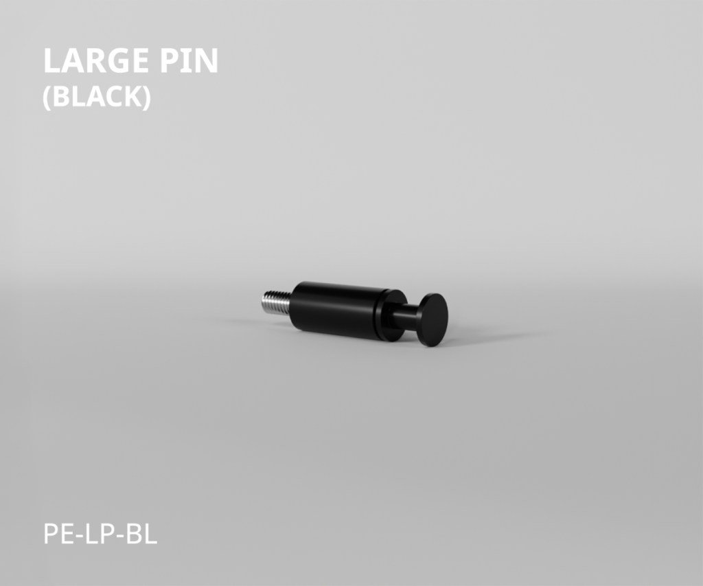 Premier Elevator large black elevator pad pin PE-LP-BL